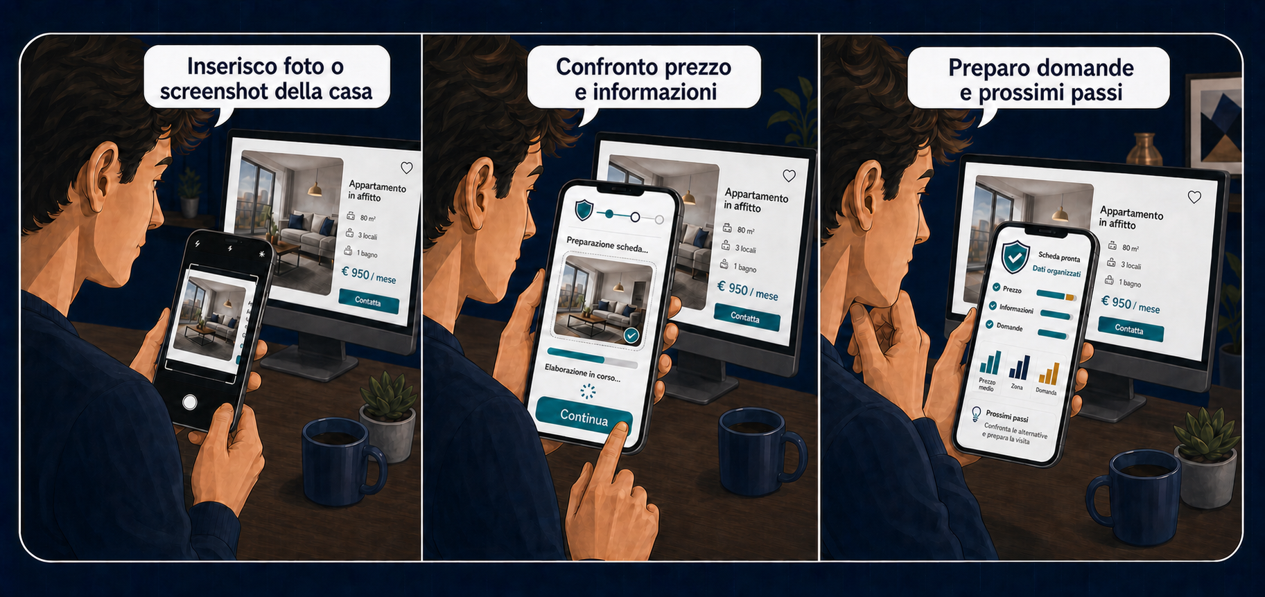 Come funziona l'assistente per la ricerca di casa